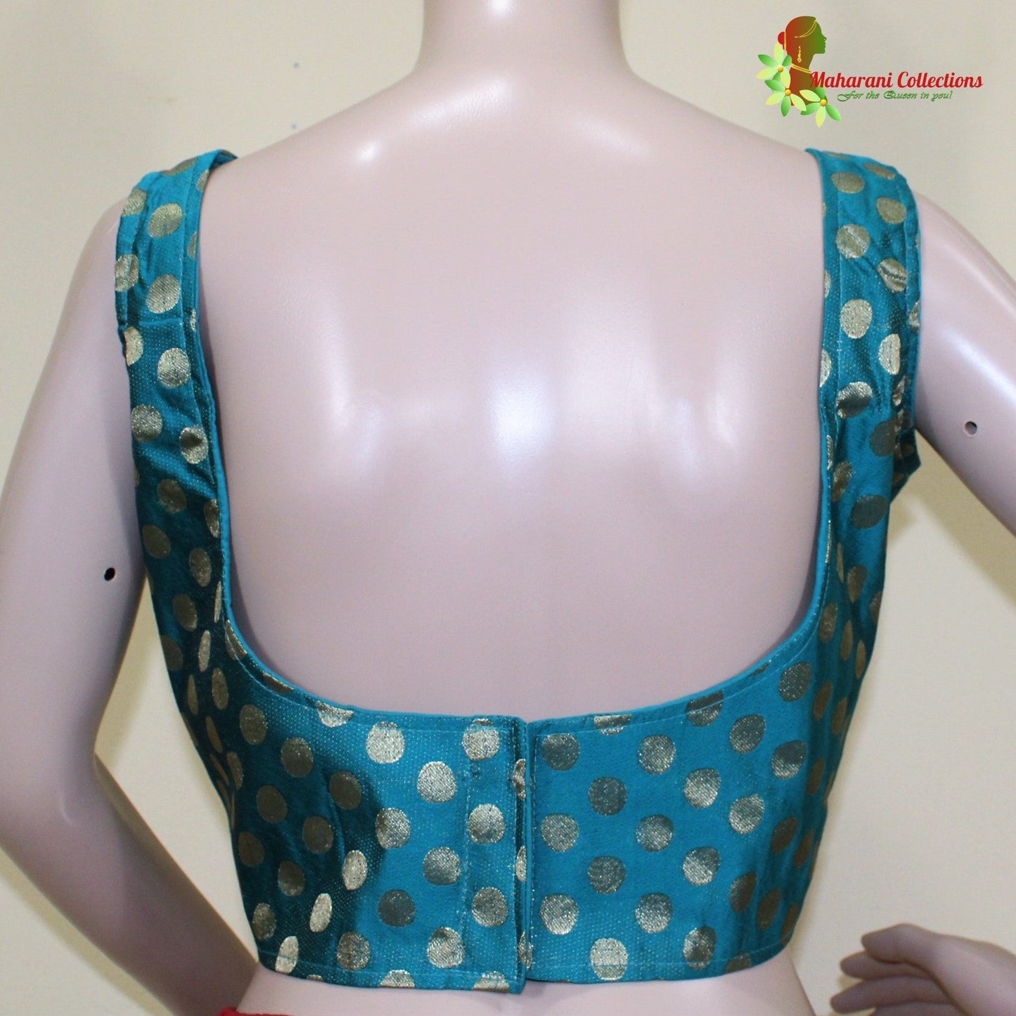 Maharani's Pure Tussar Silk Saree (Silk Mark) - Pine Green (with Stitched Blouse & Petticoat)