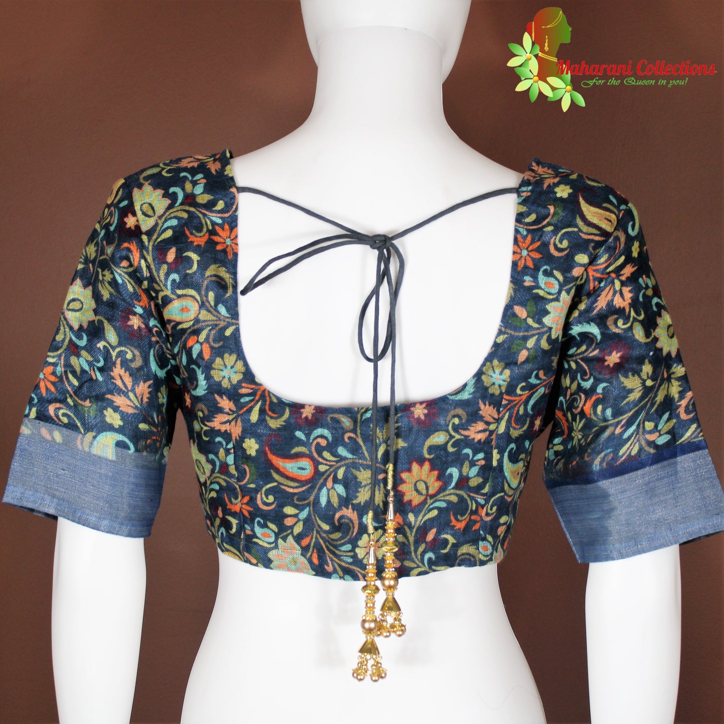 Maharani's Simple Elegance Matka Silk Saree - Light Blue (with stitched blouse and petticoat)