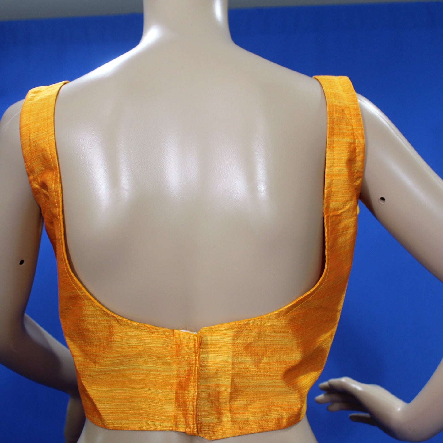 Maharani's Linen Silk Blouse - Yellow