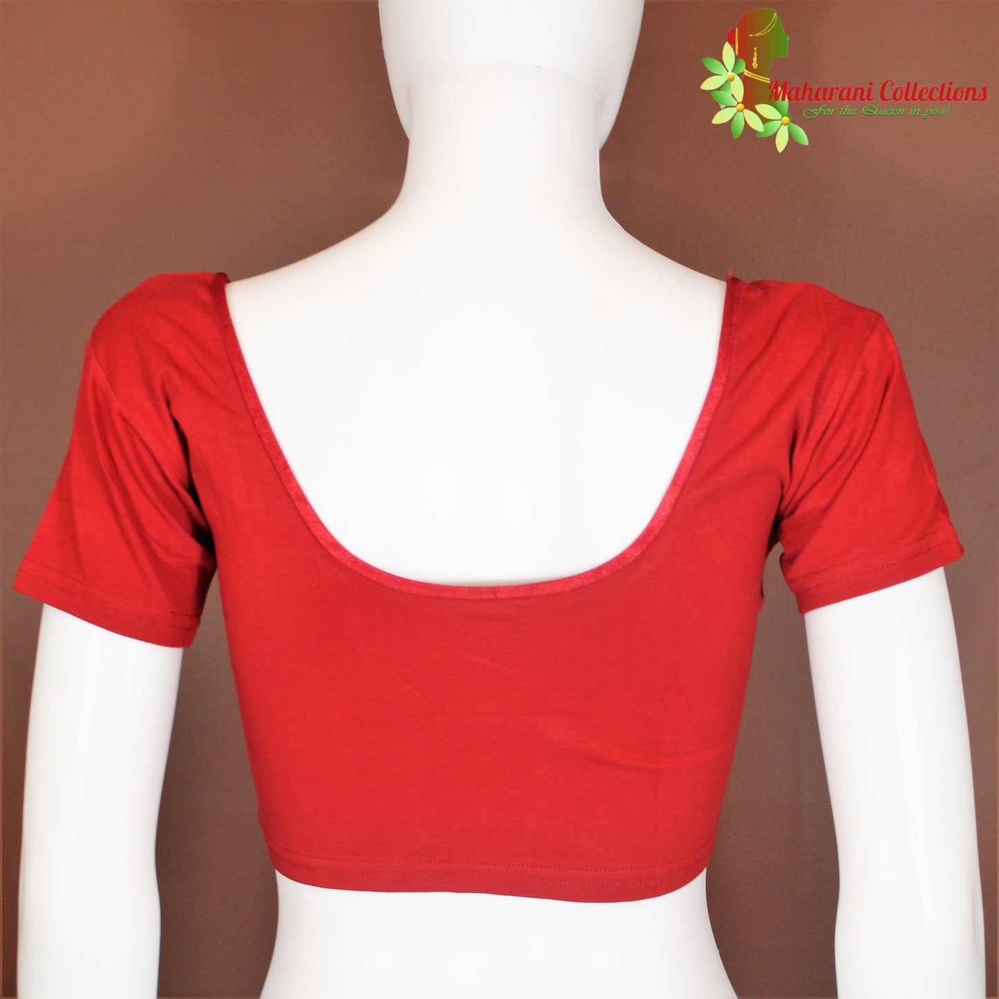 Maharani's Cotton Training Top - Deep Orange