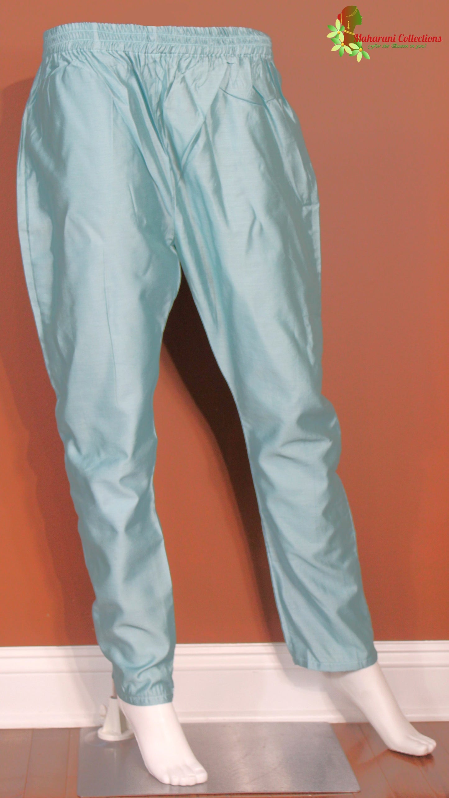 Maharani's Pant Suit - Cotton/Rayon - Sky Blue (S, M, L)