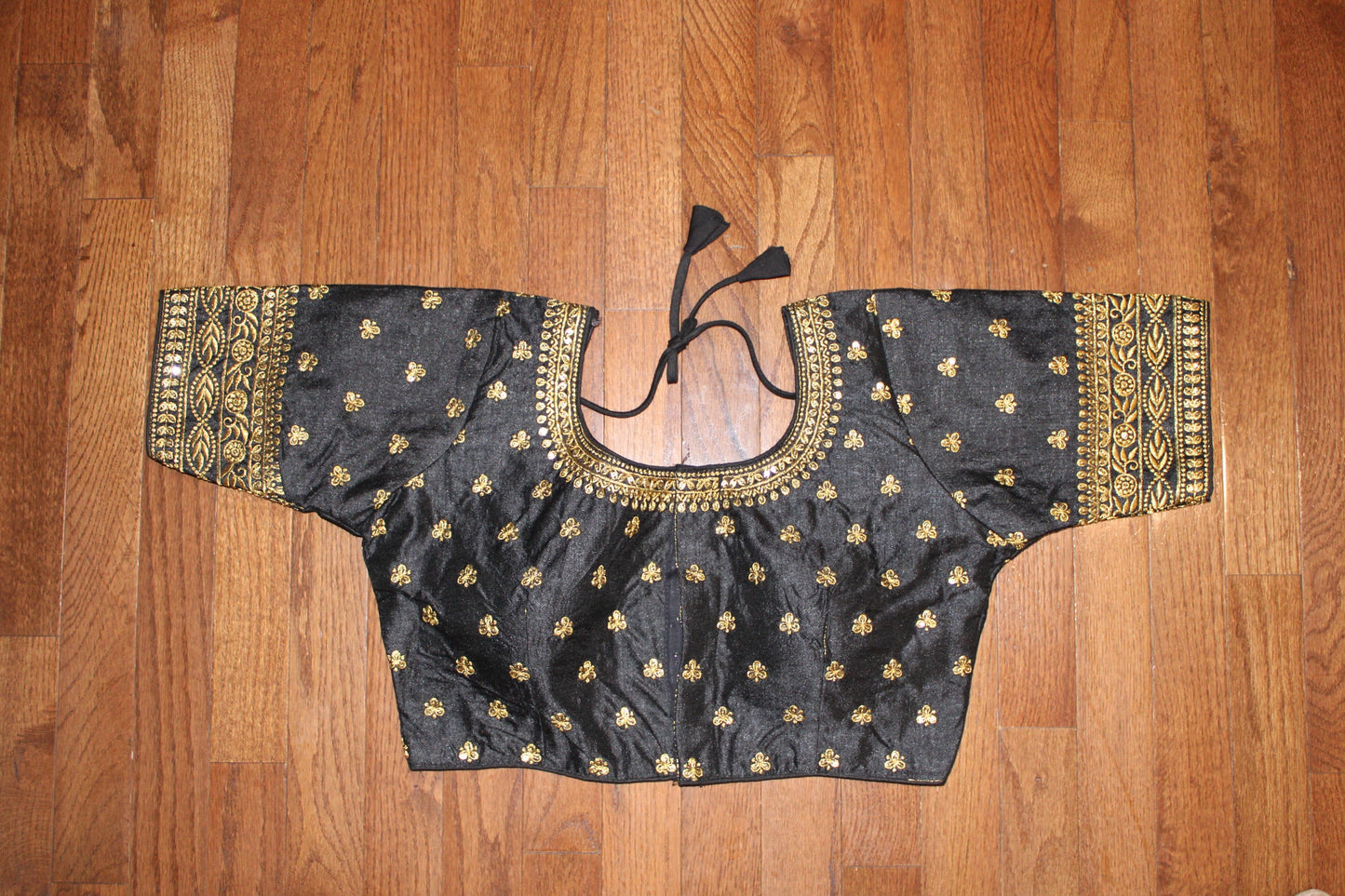 Maharani's Pure Banarasi Silk Saree - Olive Yellow (with Stitched Blouse and Petticoat)