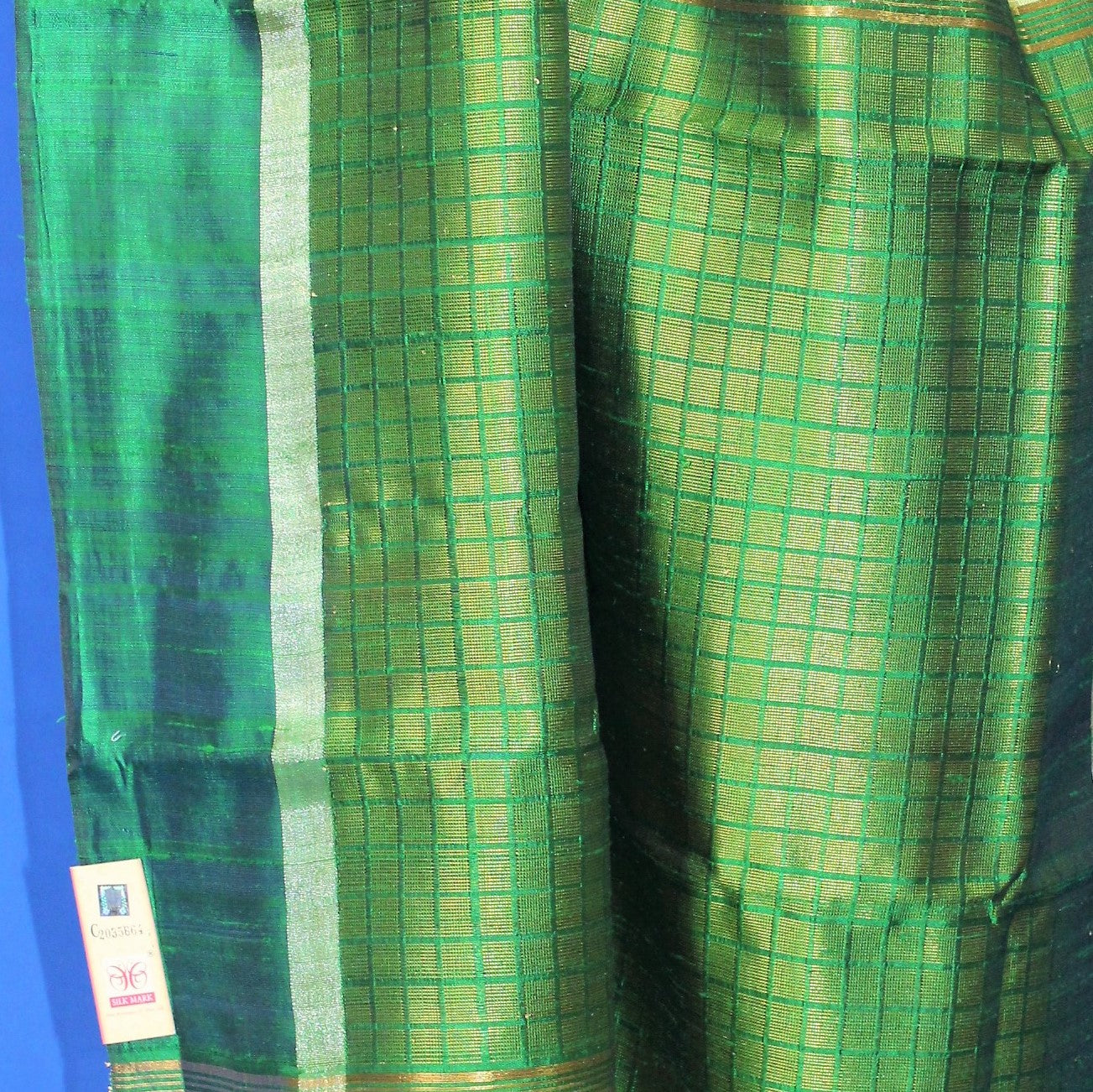 Pure Tussar Silk Saree (Silk Mark) - Lemon Yellow (with Stitched Blouse & Petticoat)