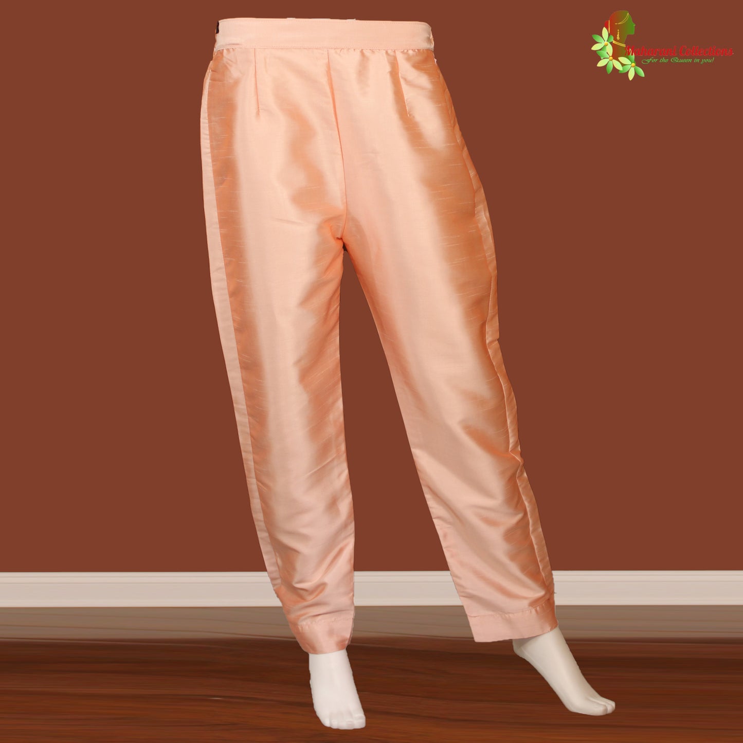 Maharani's Designer Palazzo Suit Set - Pink (M) - Soft Silk