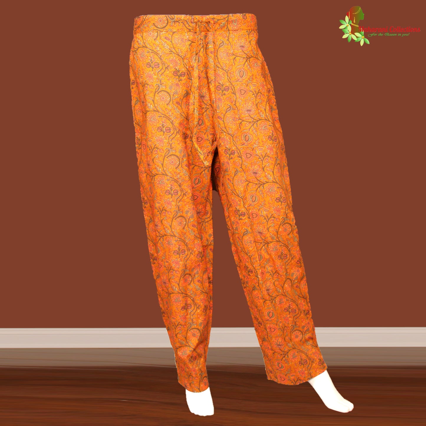 Maharani's Soft Cotton Salwar Suit - Dijon Yellow (M)