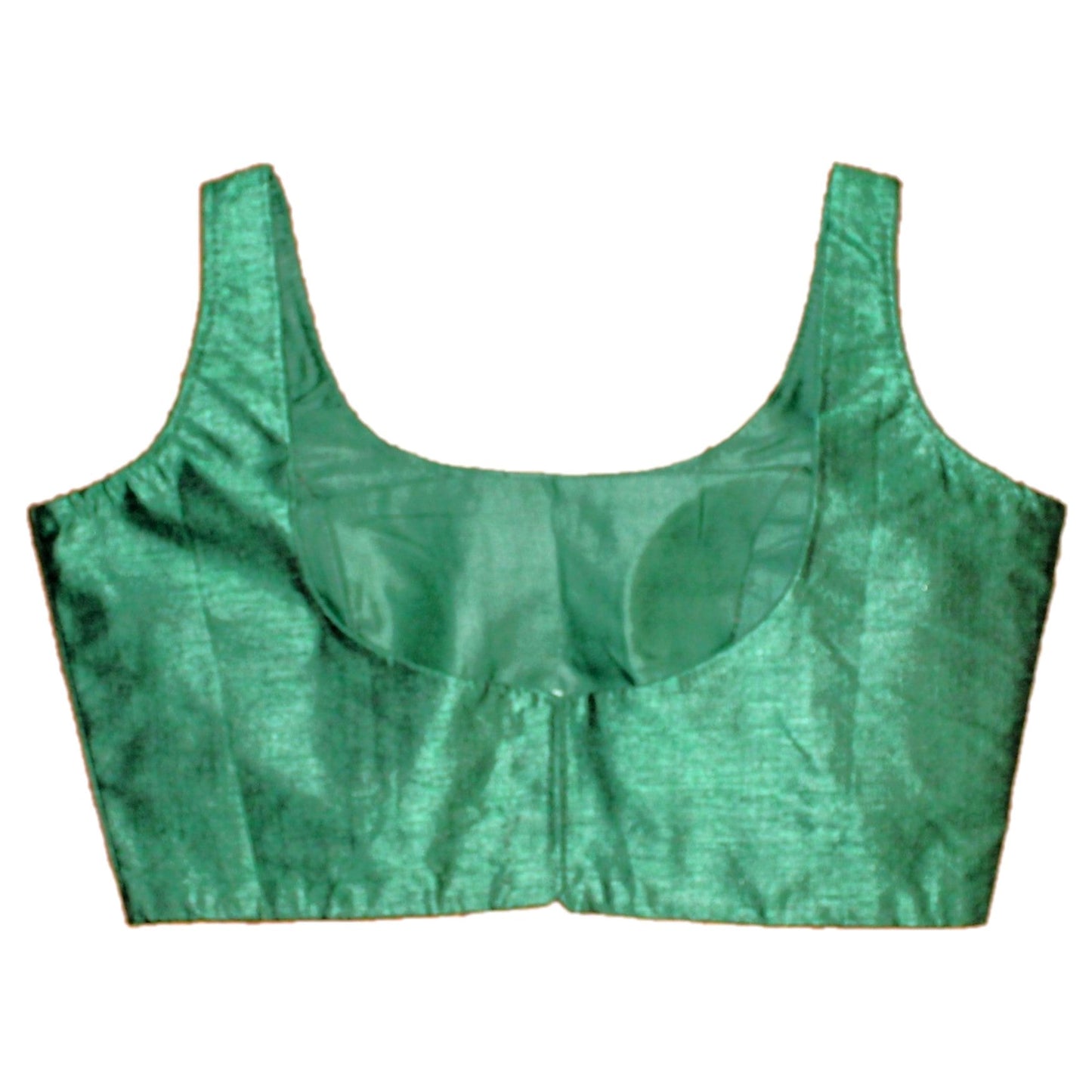 Maharani's Pure Banarasi Silk Saree - Green (with Stitched Blouse and Petticoat)