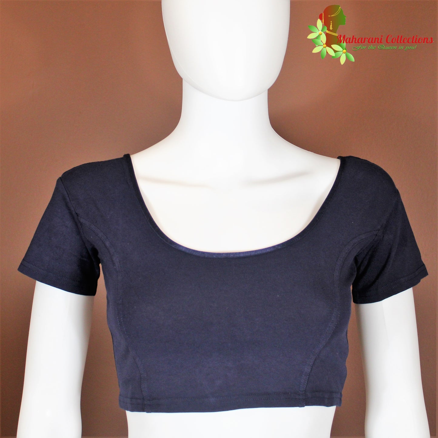 Maharani's Cotton Training Top - Navy Blue