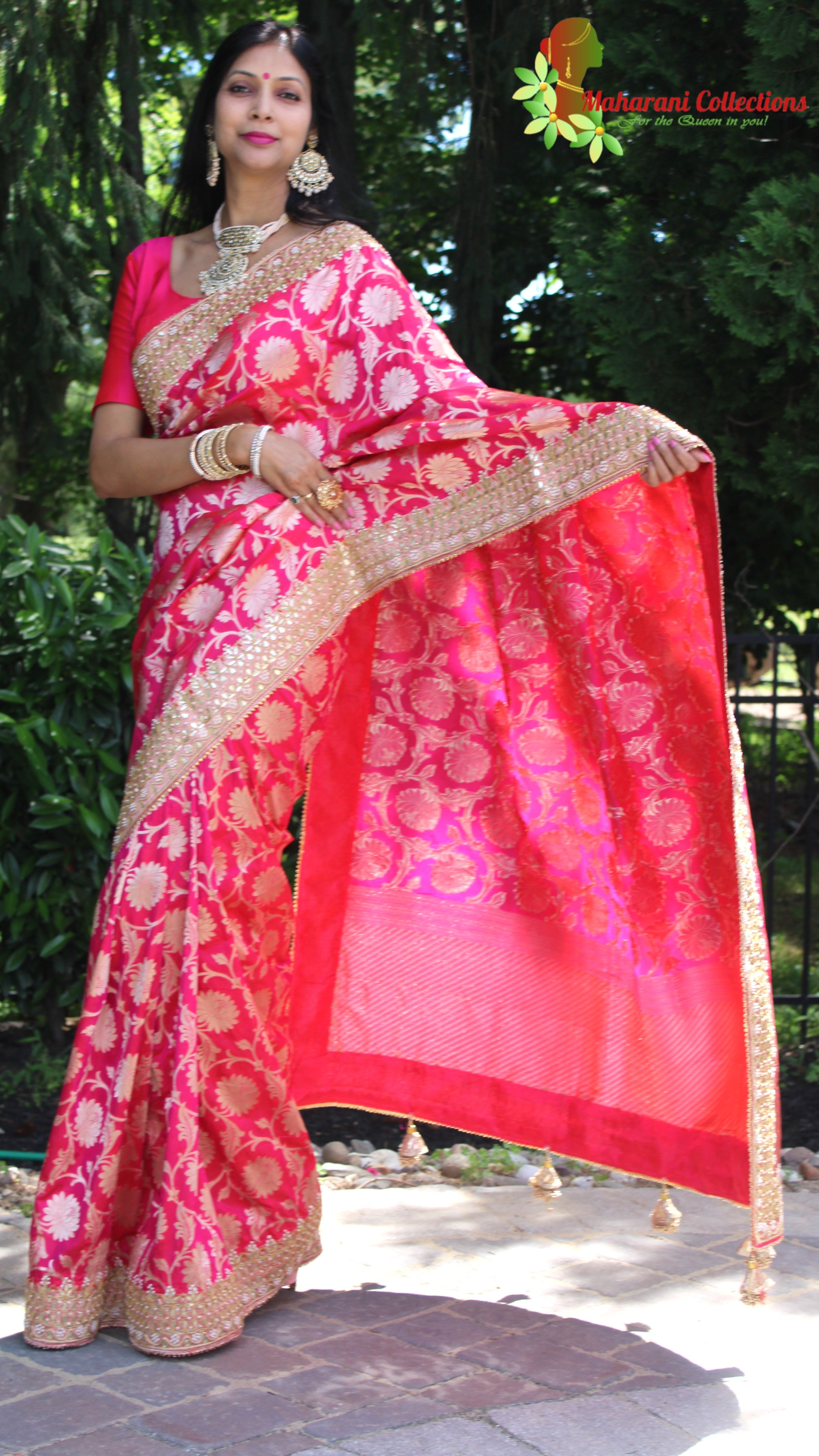 Designer Silk Sarees In Numerous Styles from AMMK