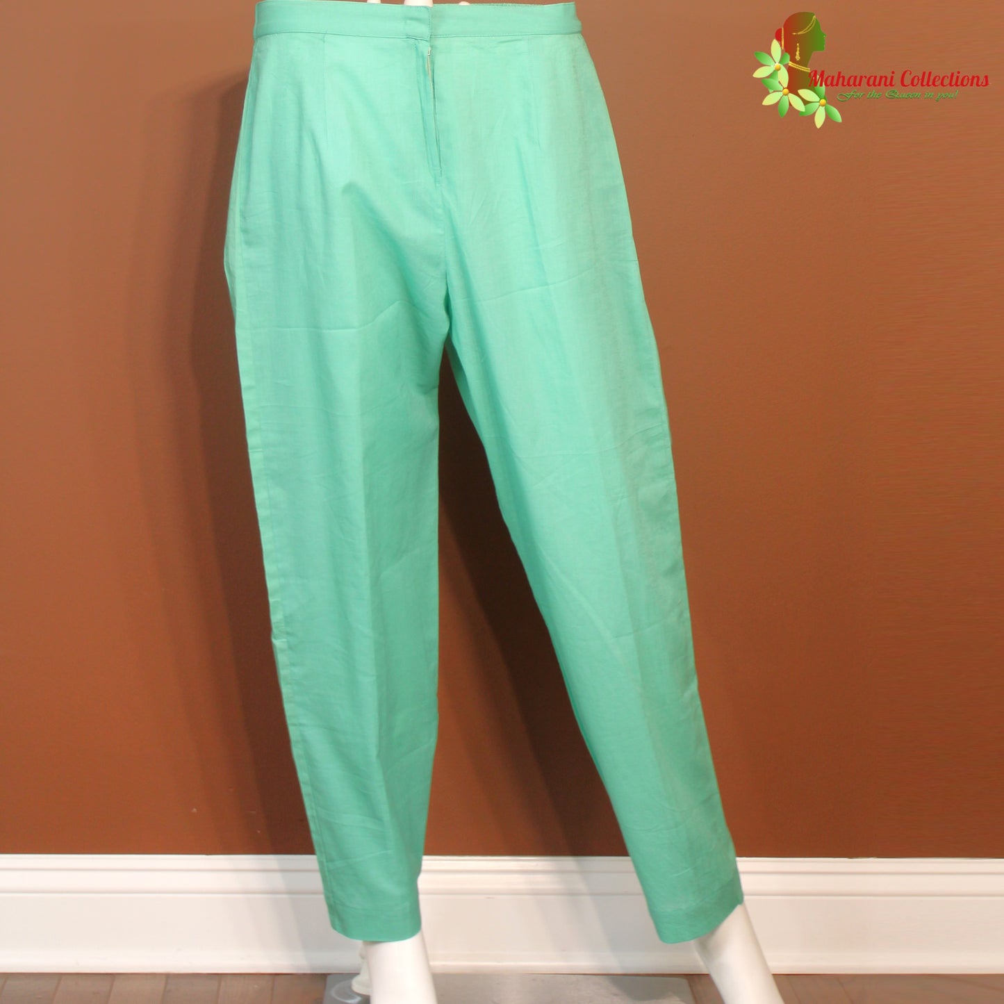 Maharani's Silk Pant Suit Set - Sea Green (M)